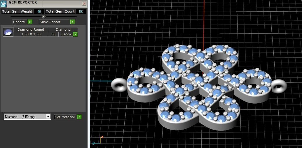 Pendant knots Model 1786 3D print model_8