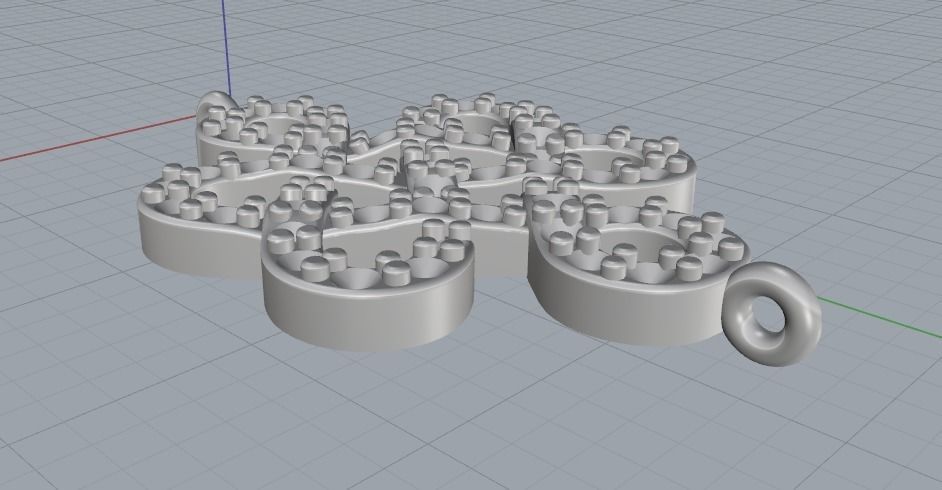 Pendant knots Model 1786 3D print model_2