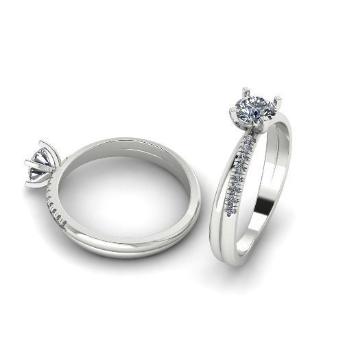 Soliter ring Model 1785 3D print model_1