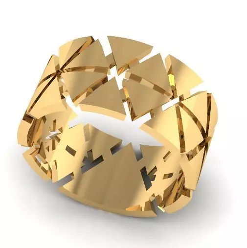 Wide ring Model 1783 3D print model_0