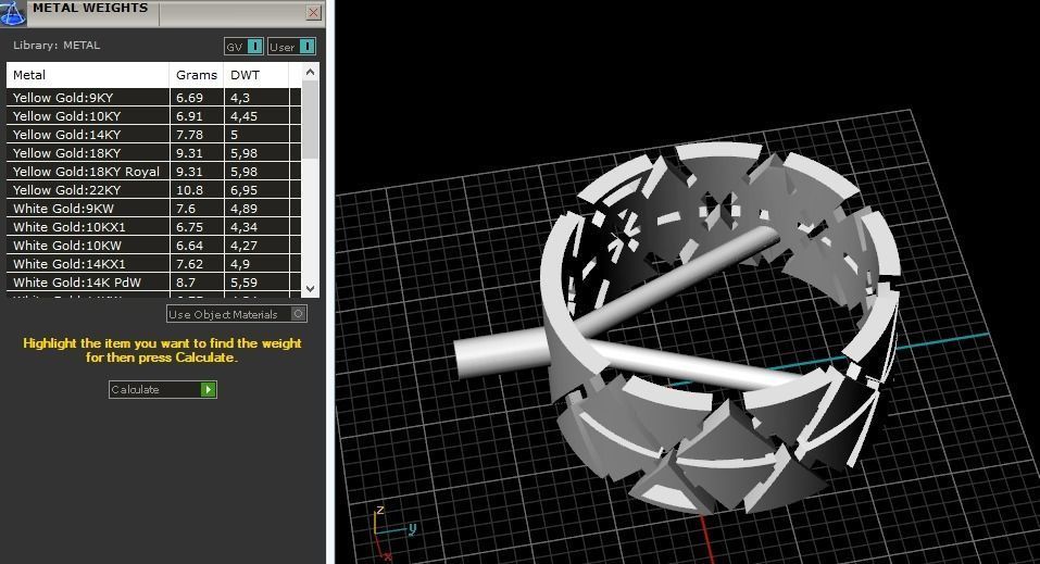 Wide ring Model 1783 3D print model_8
