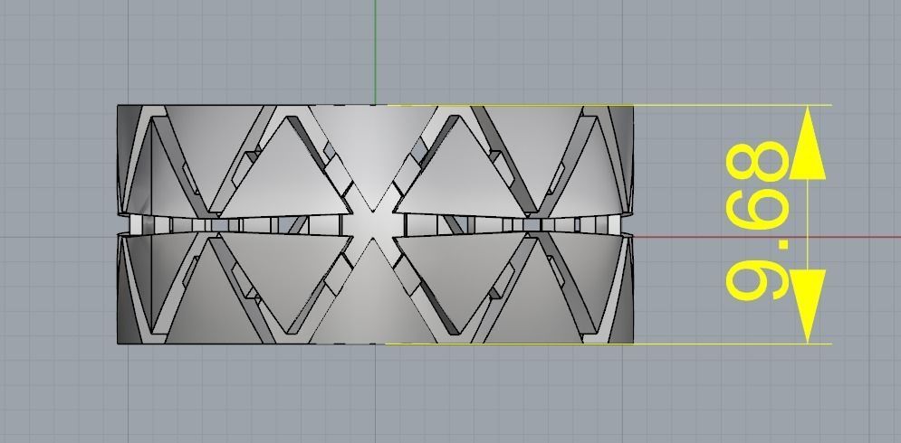 Wide ring Model 1783 3D print model_7