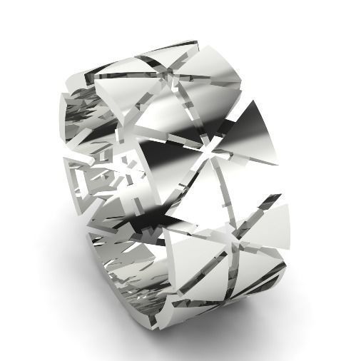 Wide ring Model 1783 3D print model_1