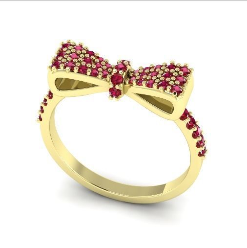 Bow ring 17mm Model 1782 3D print model_1