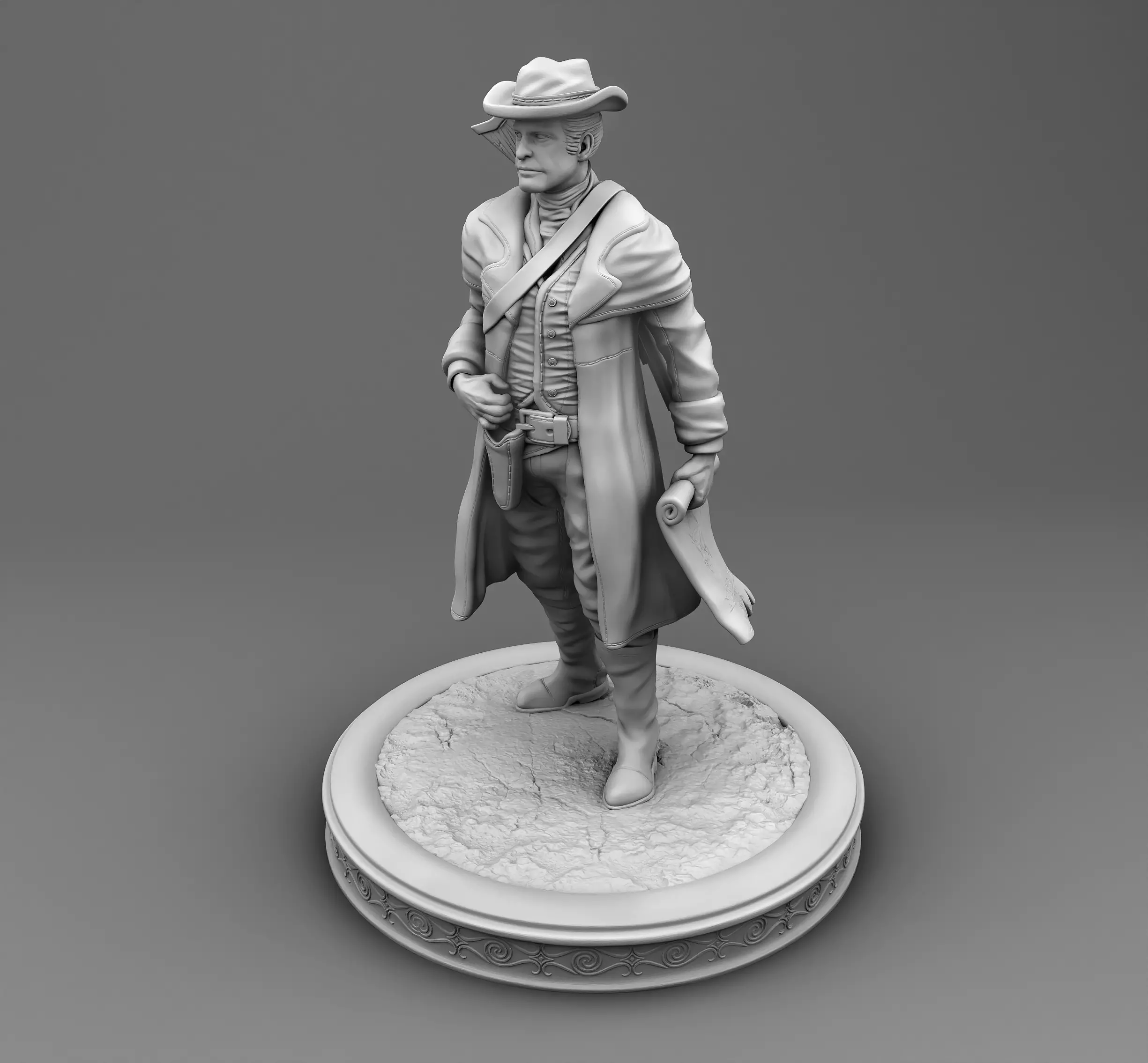Chief sheriff 3D print model_0