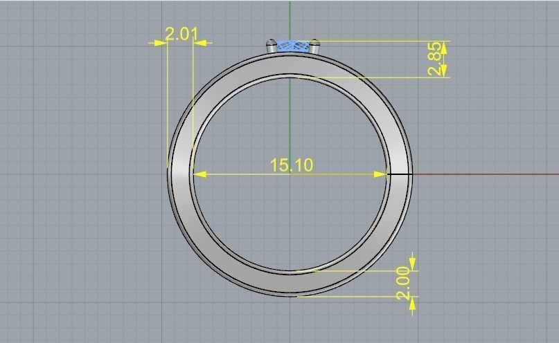 Ring Model 1794 3D print model_6