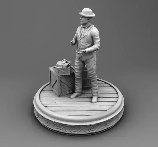 Traider figurine of man