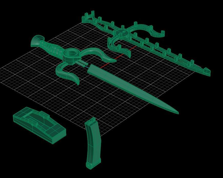 Cufflinks SAY 3D print model_6