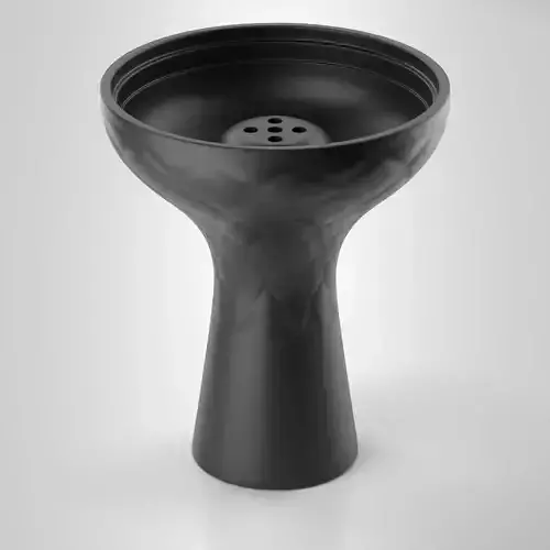 Unbreakable silicone black hookah shisha bowl
