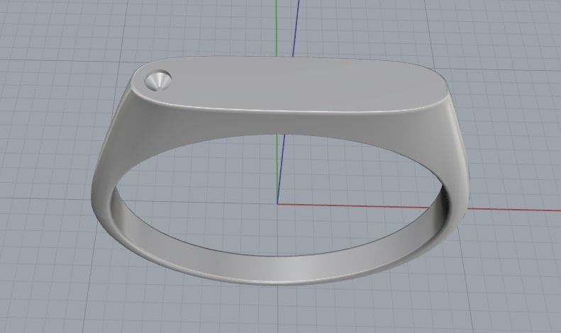 Ring Model 1810 3D print model_3