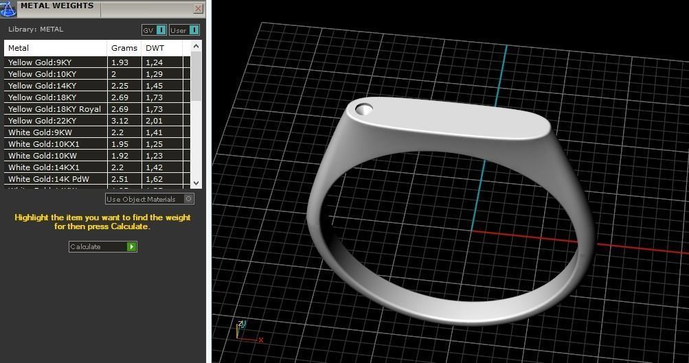 Ring Model 1810 3D print model_8