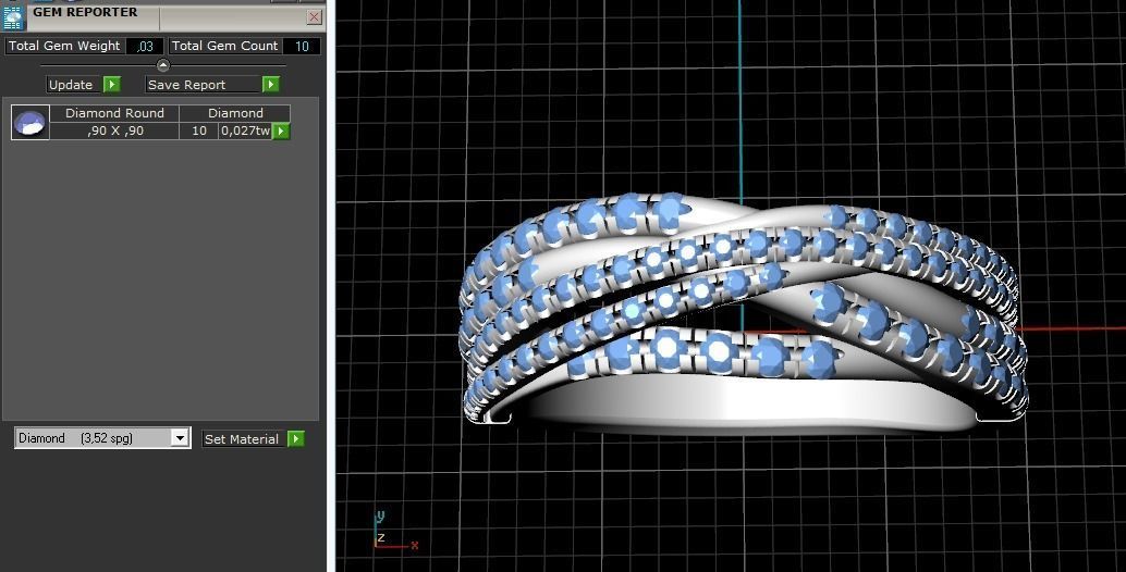 Ring Model 1820 3D print model_9