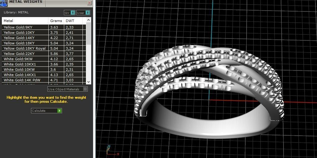 Ring Model 1820 3D print model_8
