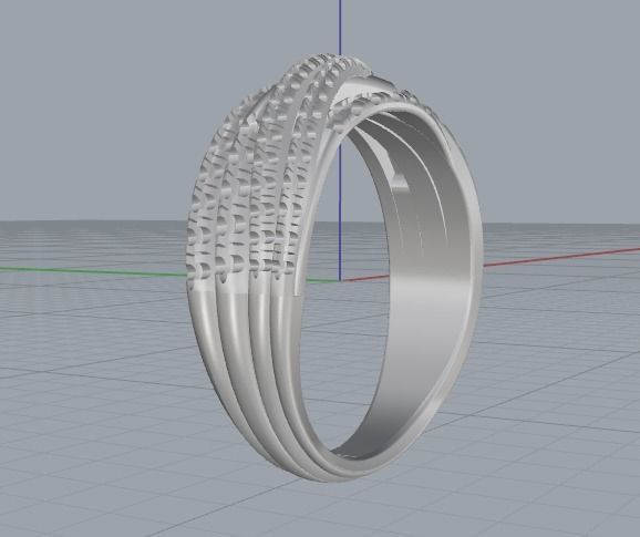 Ring Model 1820 3D print model_5