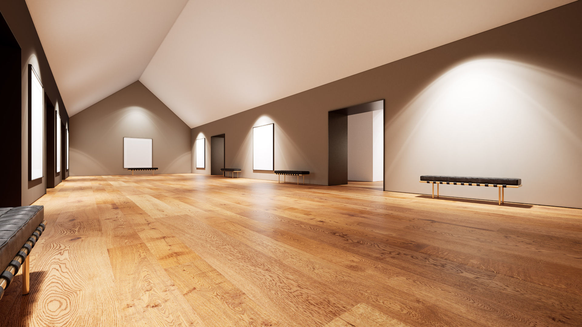 Art Gallery 001 UE4 3D model_4