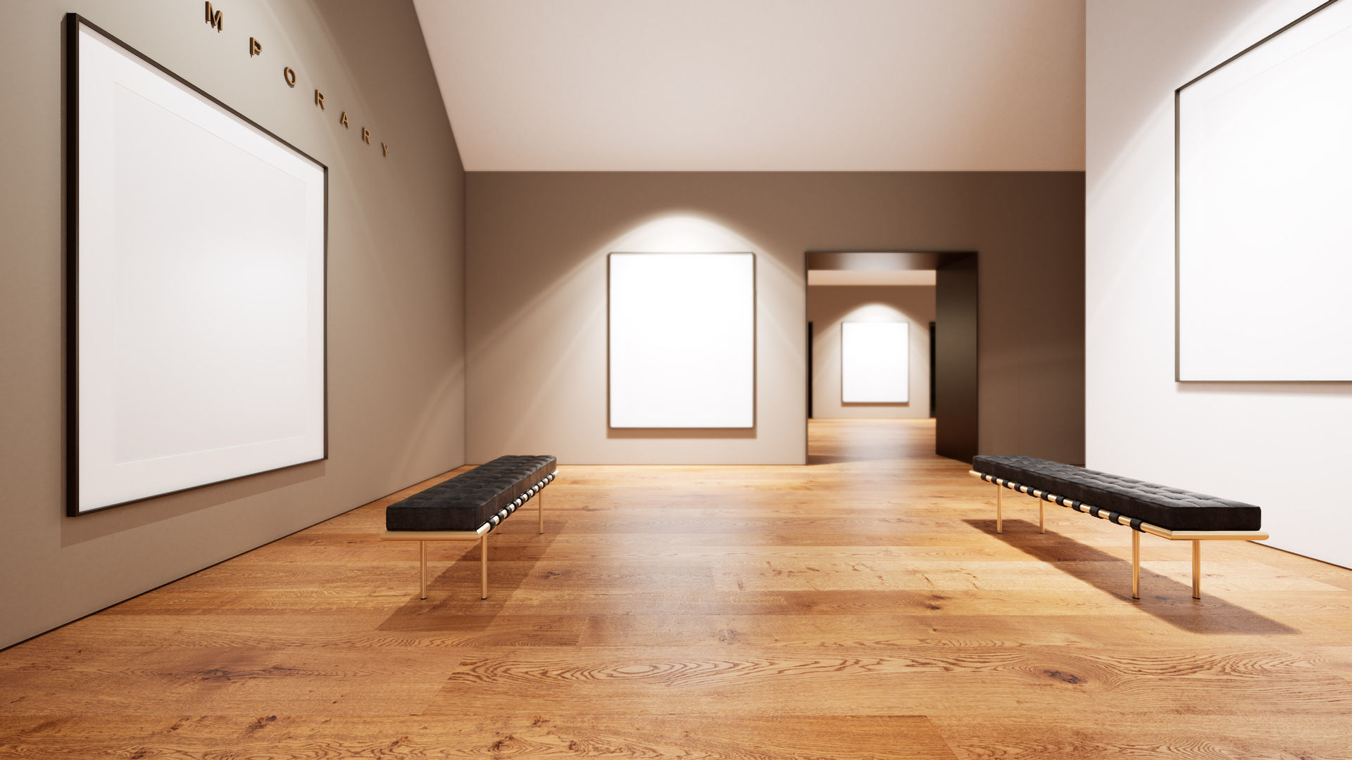 Art Gallery 001 UE4 3D model_2