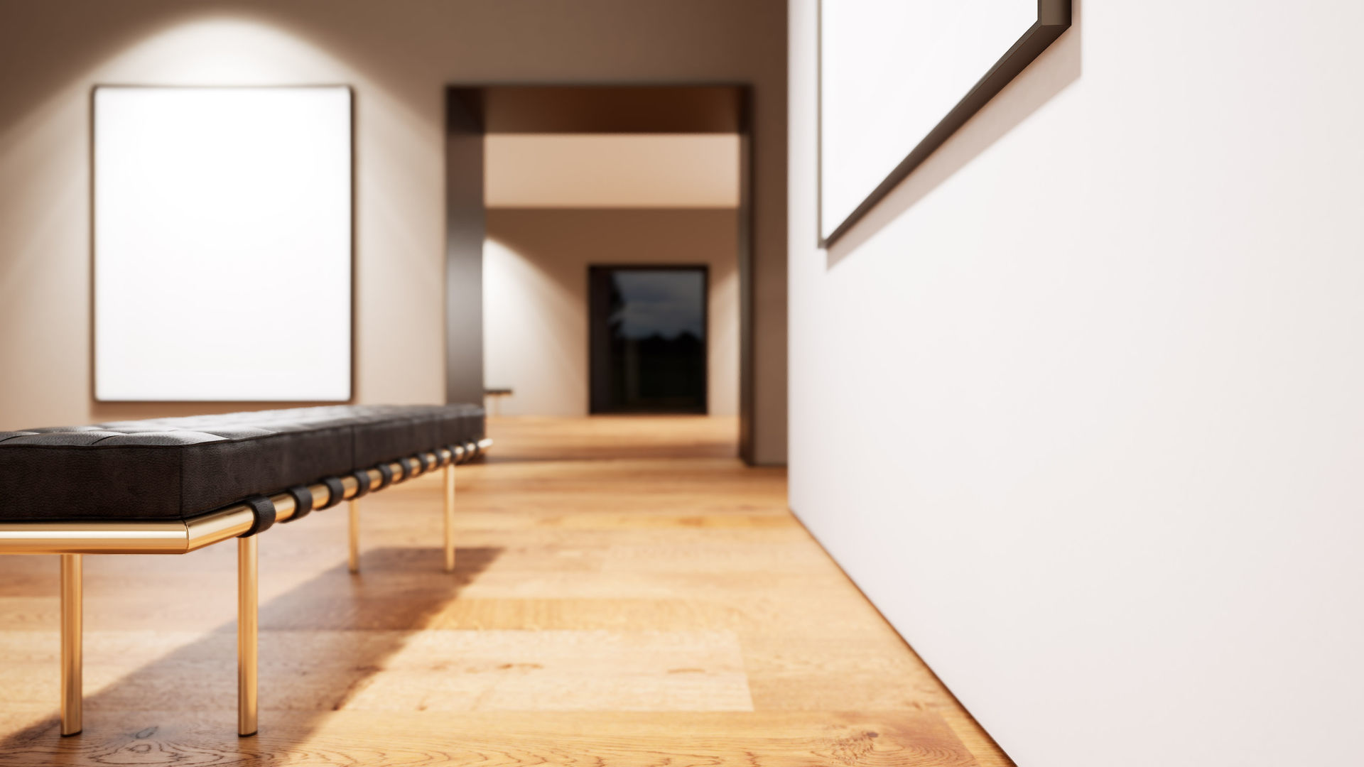 Art Gallery 001 UE4 3D model_7