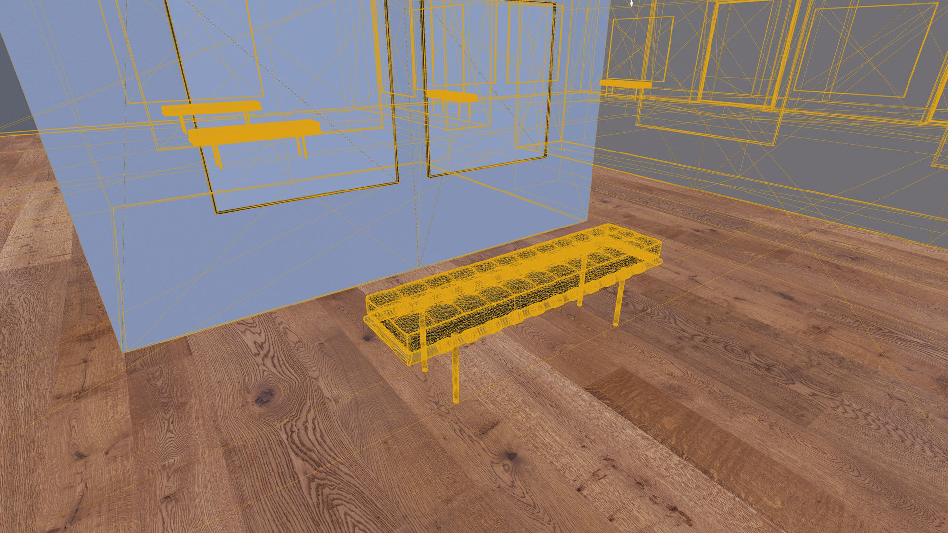 Art Gallery 001 UE4 3D model_10