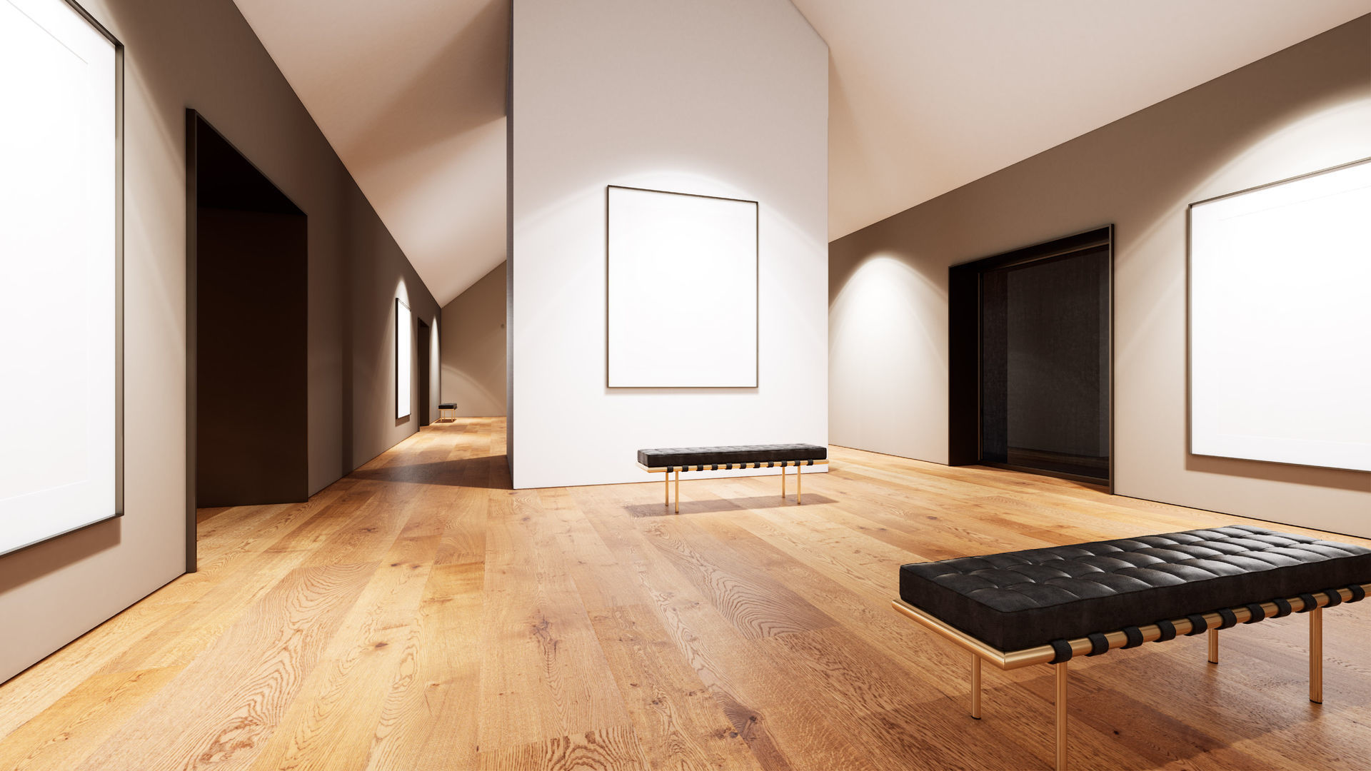 Art Gallery 001 UE4 3D model_6