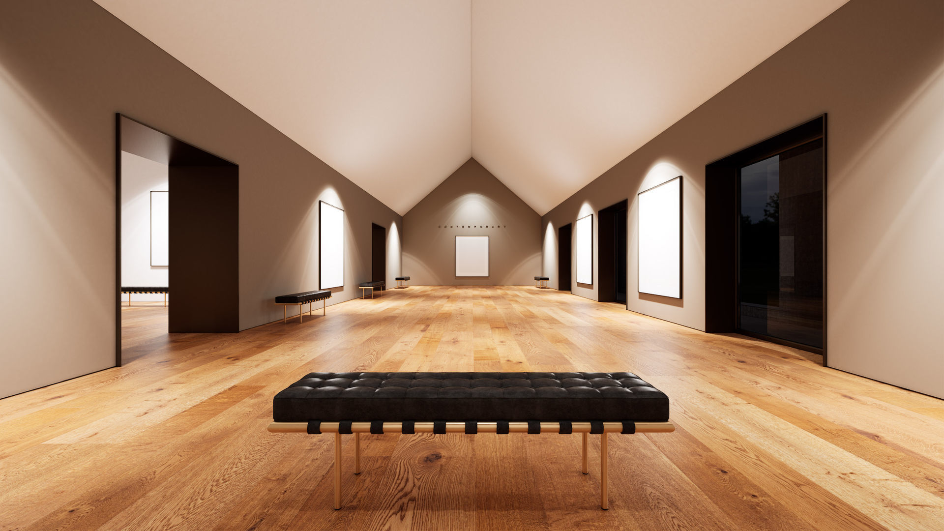Art Gallery 001 UE4 3D model_1