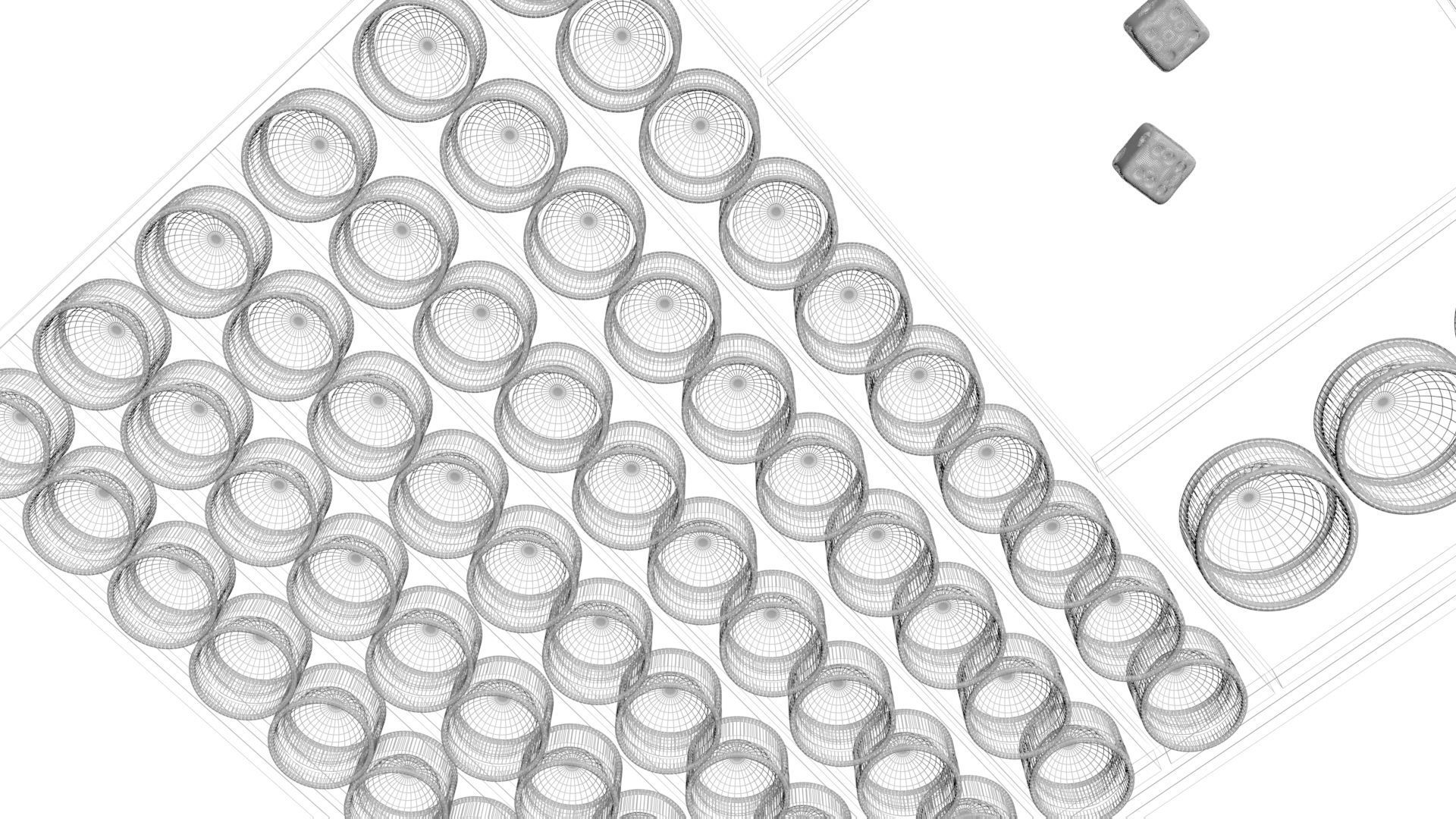 Board Game Pop It Fidget Toy 3D model_26