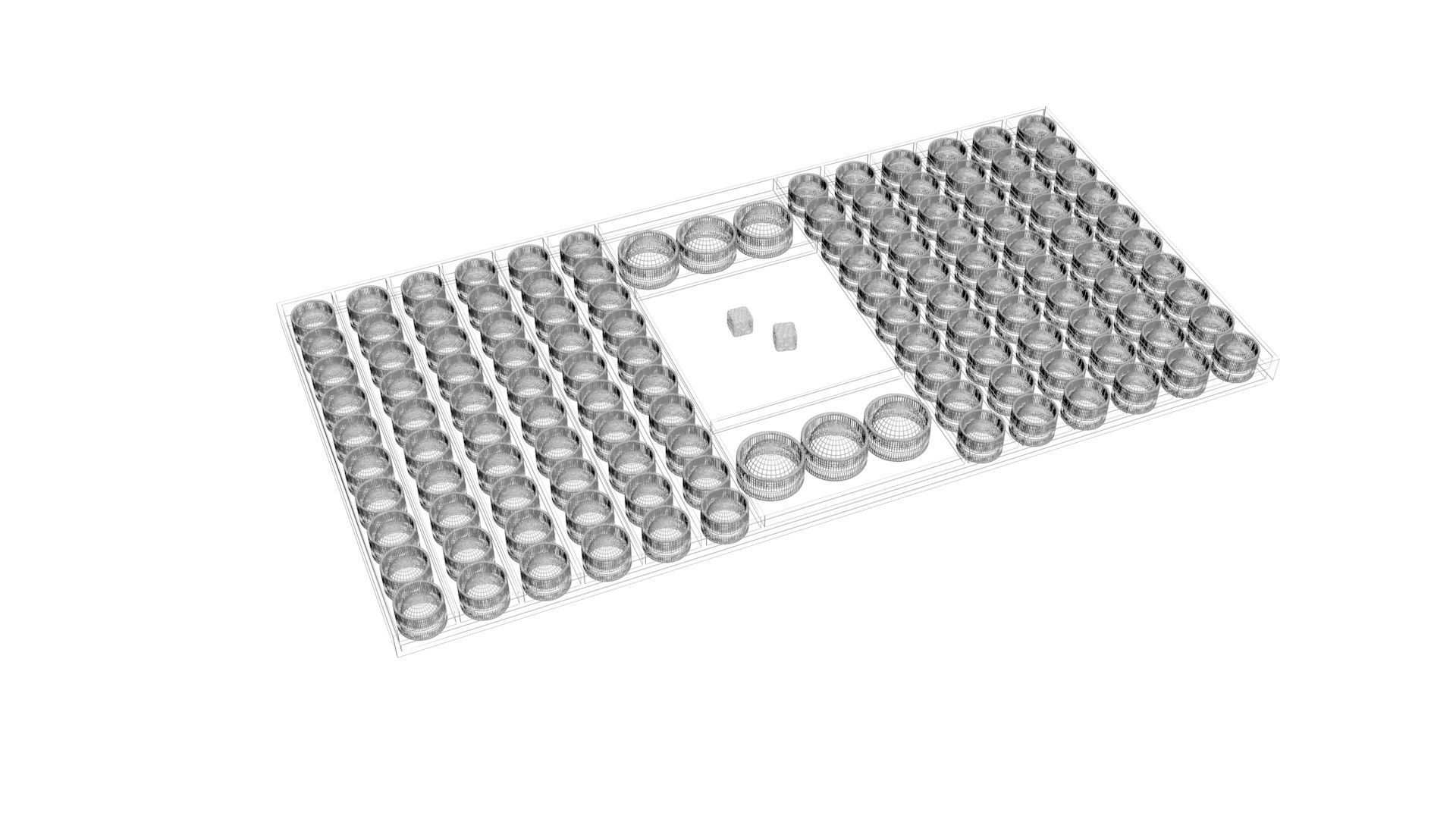 Board Game Pop It Fidget Toy 3D model_18