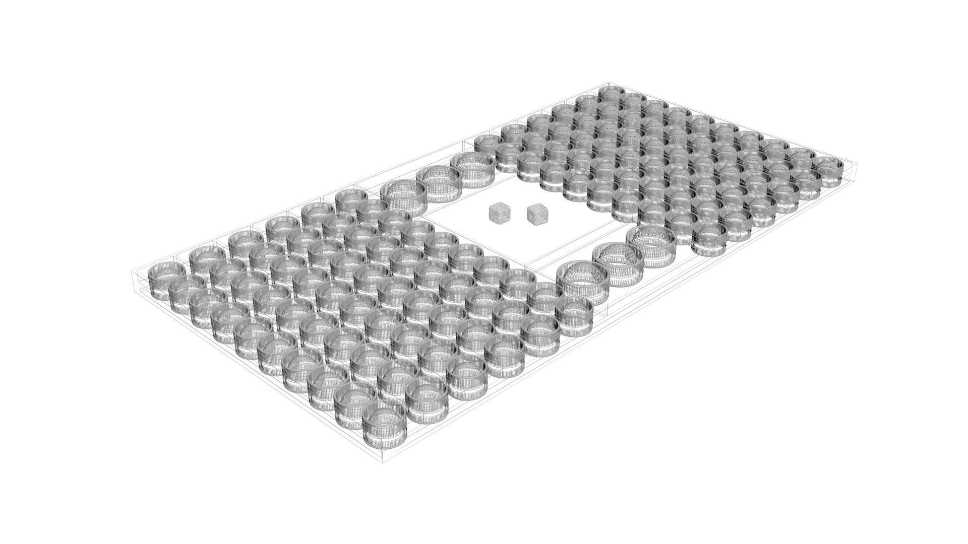 Board Game Pop It Fidget Toy 3D model_14