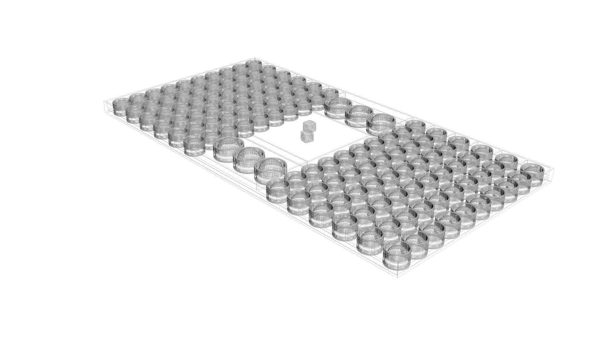 Board Game Pop It Fidget Toy 3D model_15