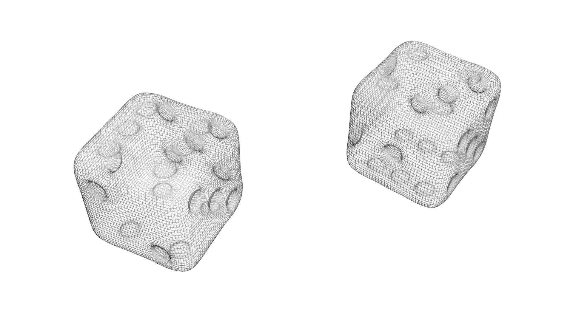 Board Game Pop It Fidget Toy 3D model_20