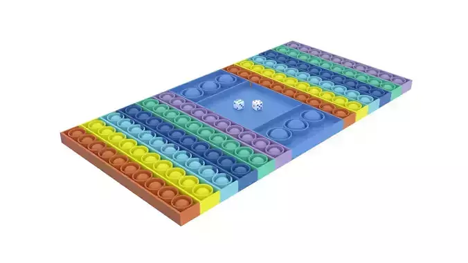 Board Game Pop It Fidget Toy