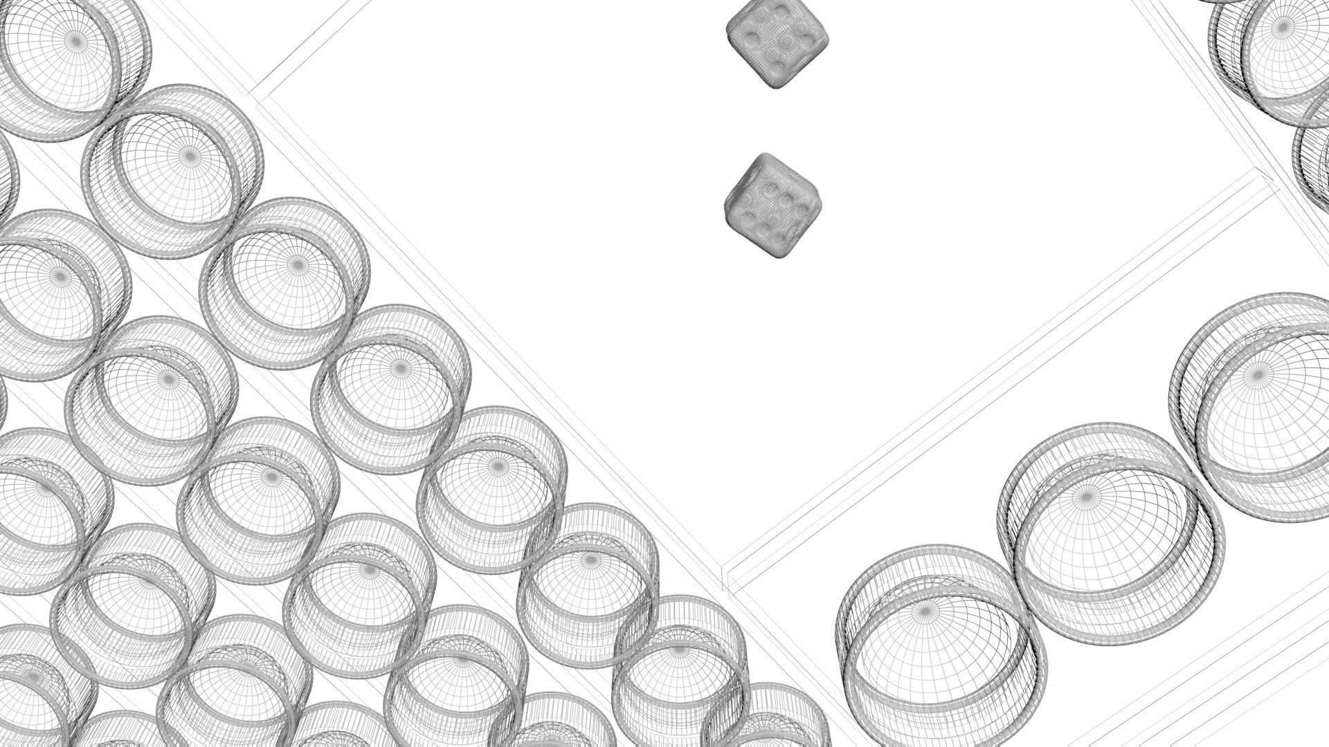 Board Game Pop It Fidget Toy 3D model_25