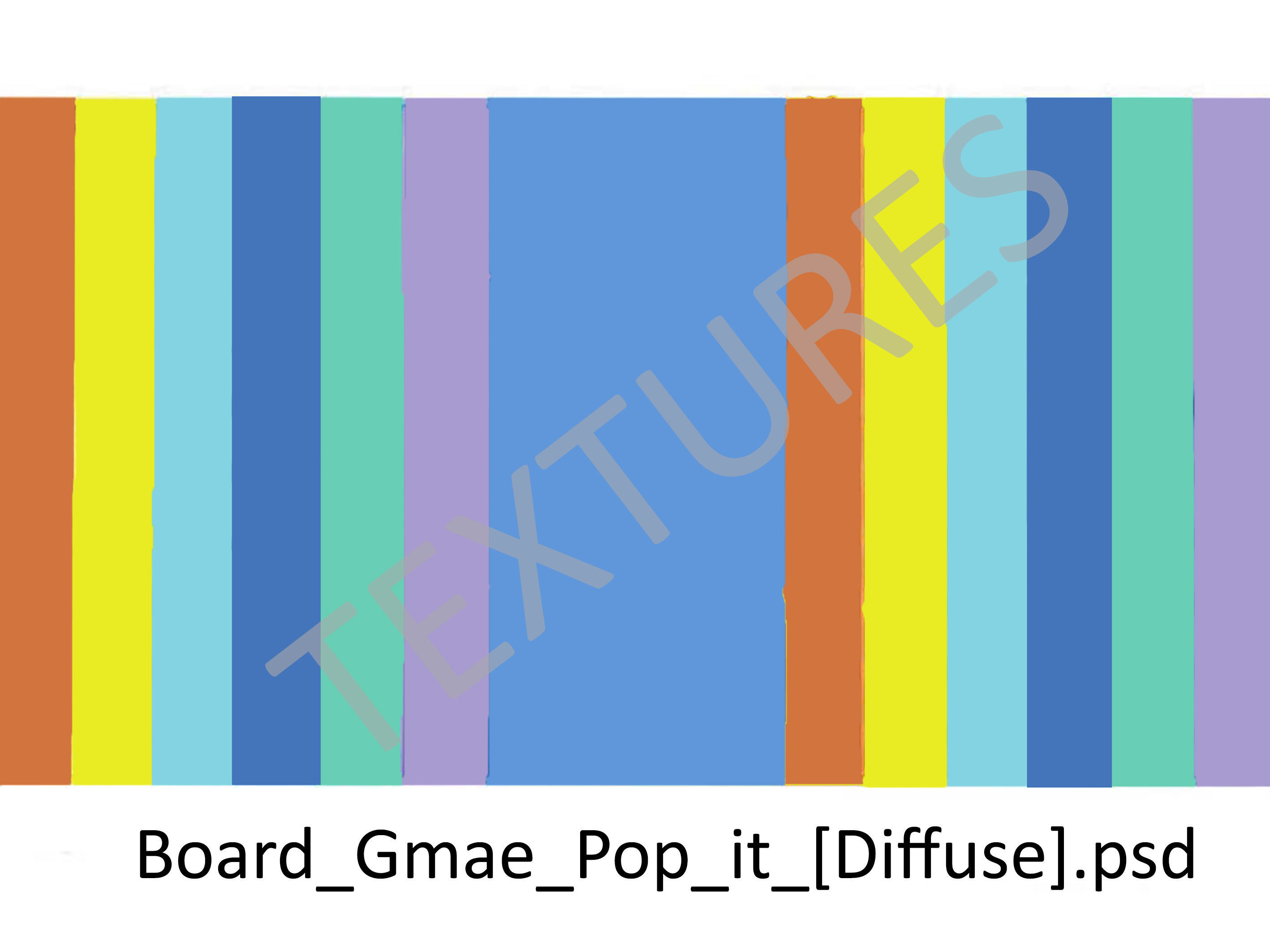 Board Game Pop It Fidget Toy 3D model_33