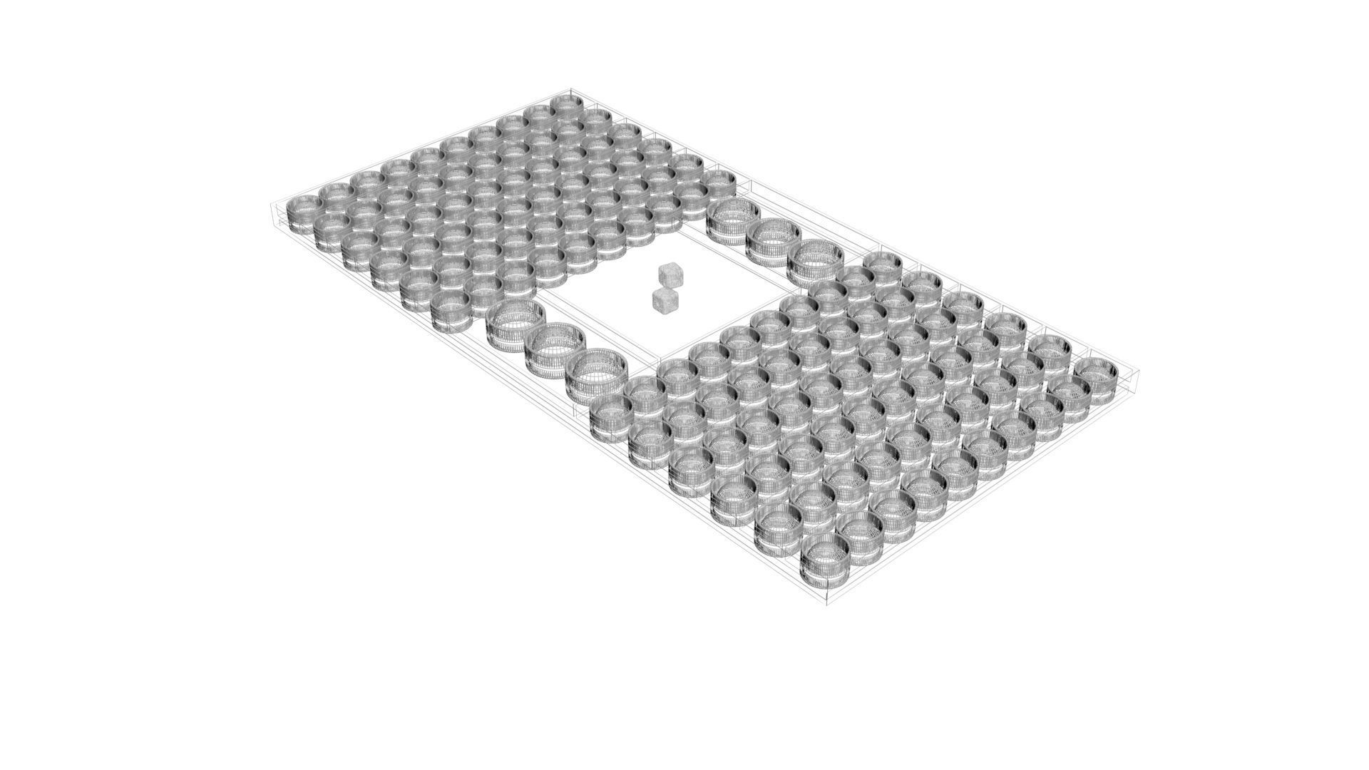 Board Game Pop It Fidget Toy 3D model_17