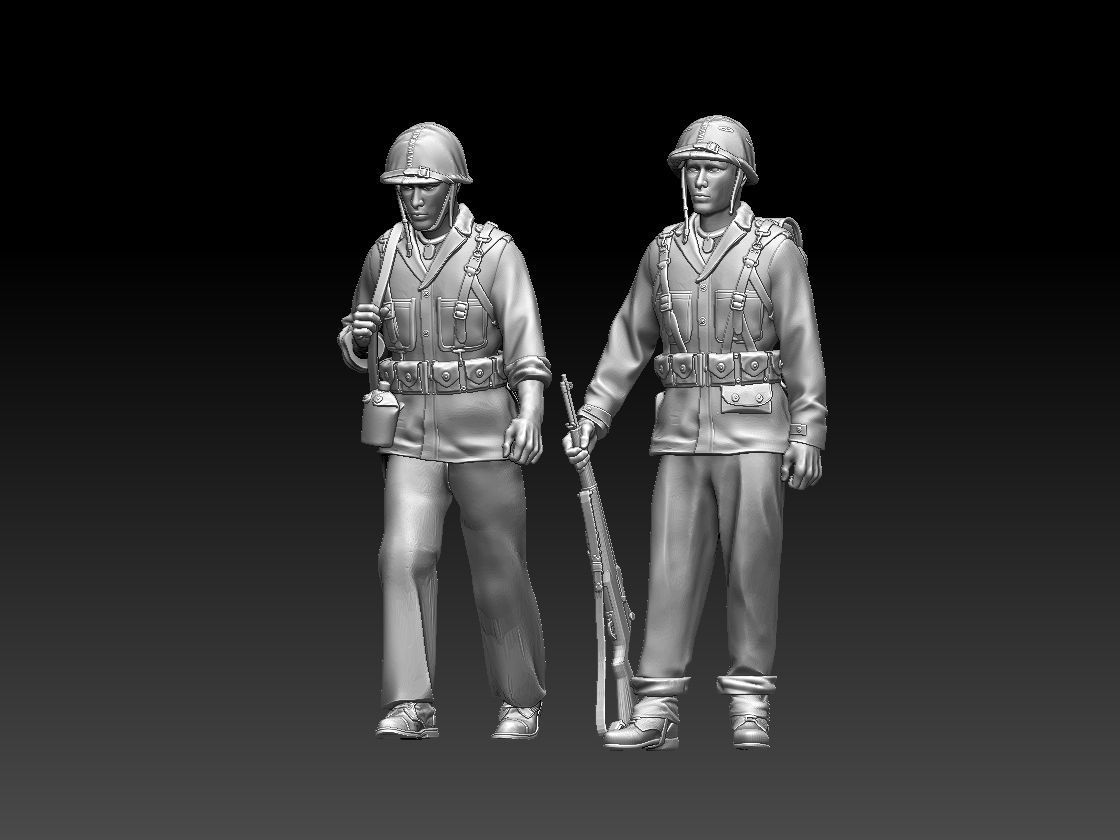 Marine usa ww2 3D print model_30