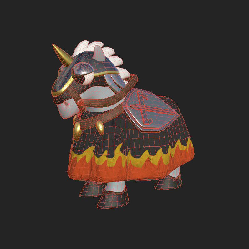 GunBound Knight 3D model_4