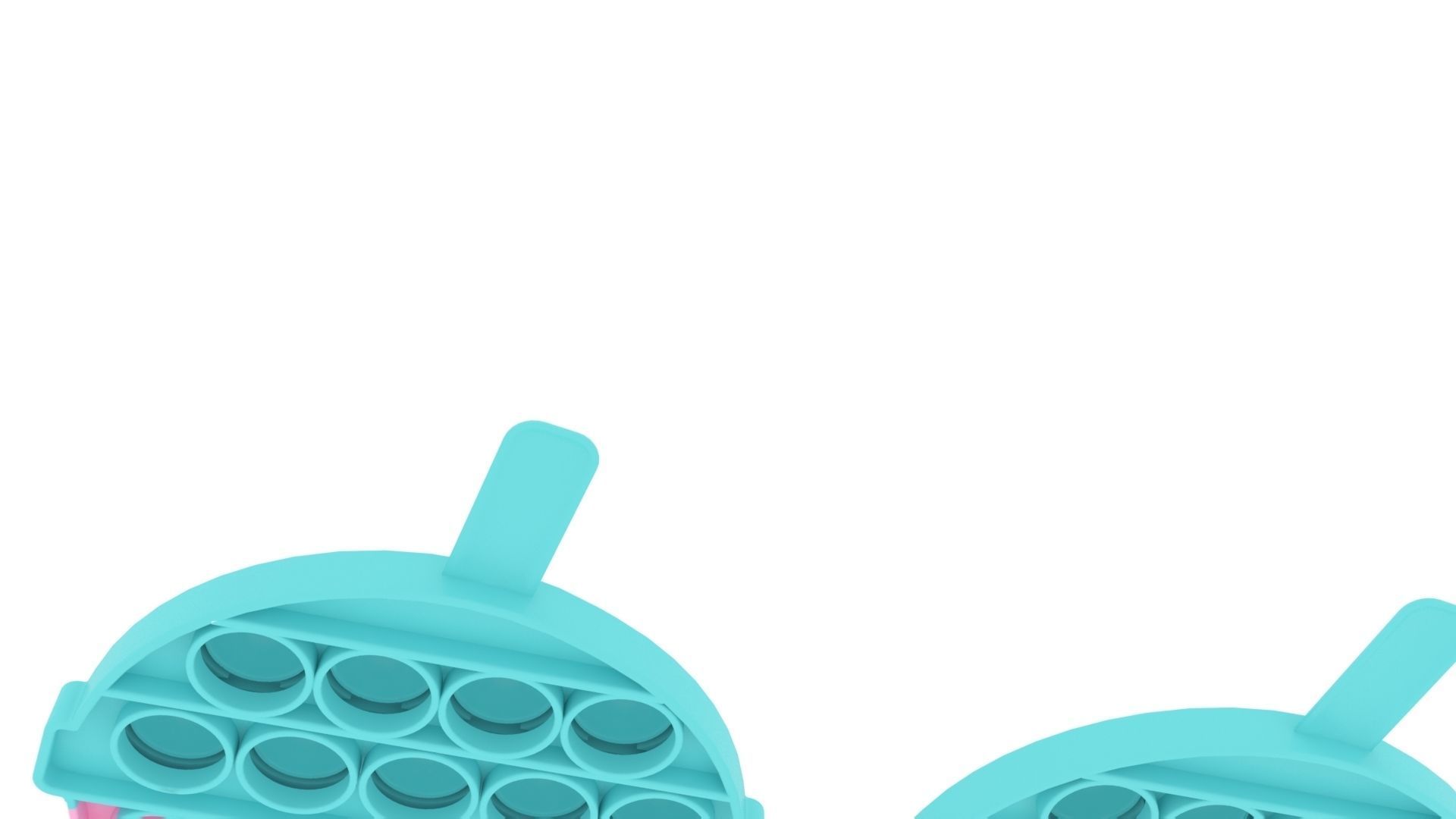 Milkshake Pop It Fidget Toys Set 3D model_7