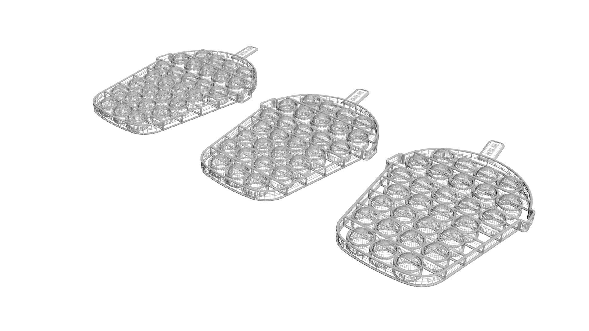 Milkshake Pop It Fidget Toys Set 3D model_12