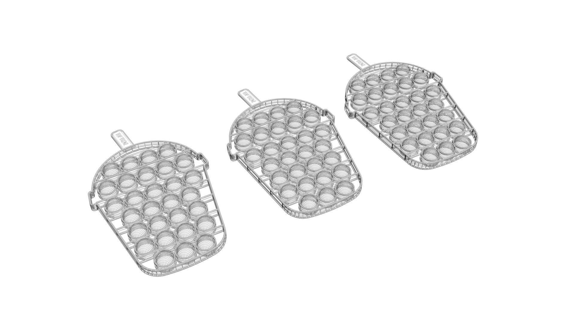 Milkshake Pop It Fidget Toys Set 3D model_18