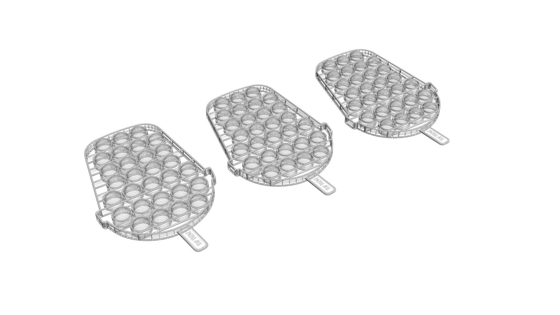 Milkshake Pop It Fidget Toys Set 3D model_17