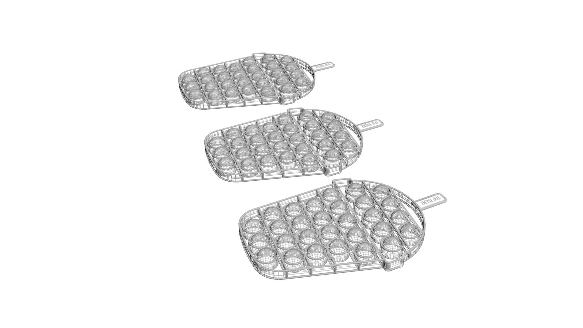 Milkshake Pop It Fidget Toys Set 3D model_16