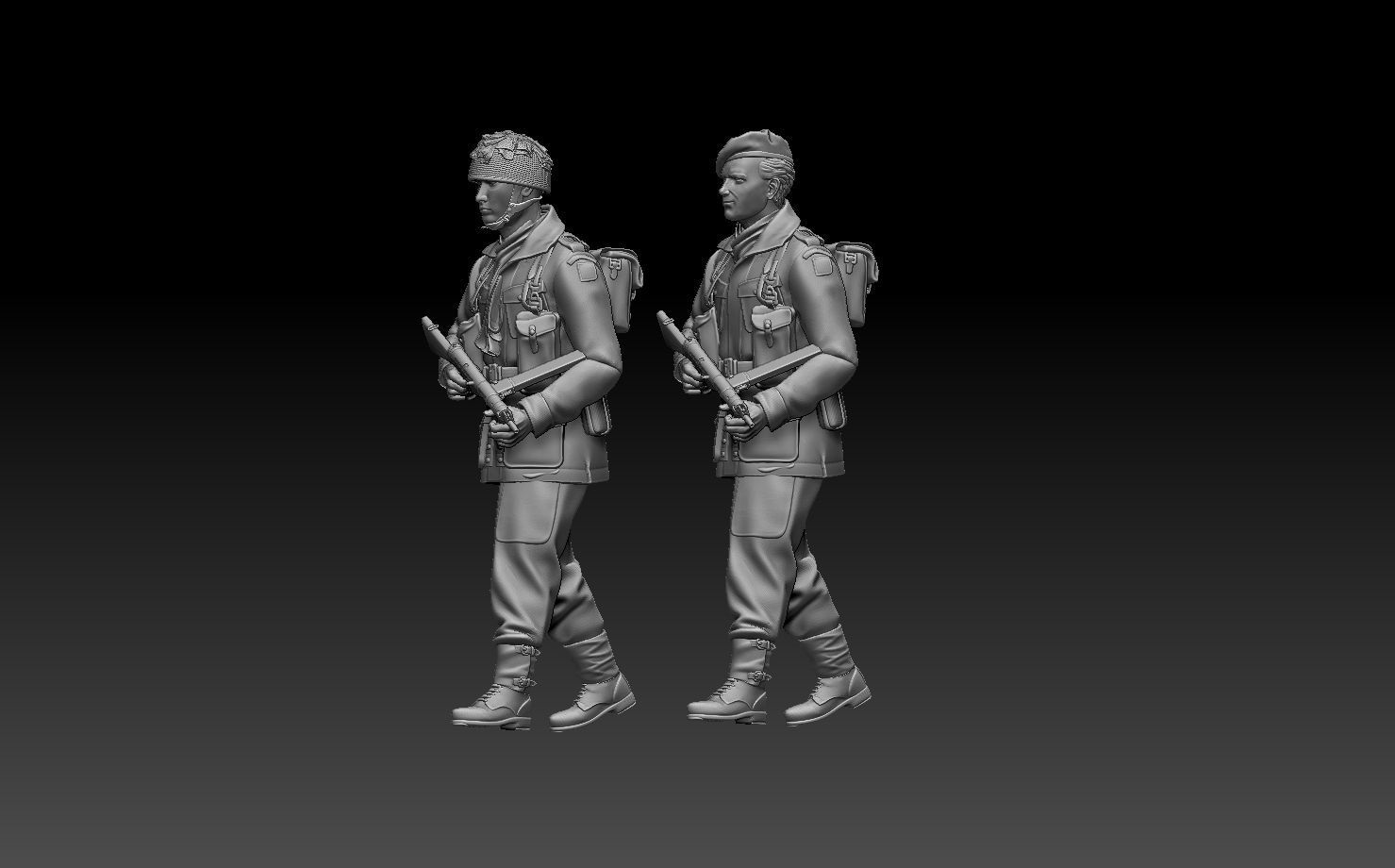 British Paratroopers 3D print model_13