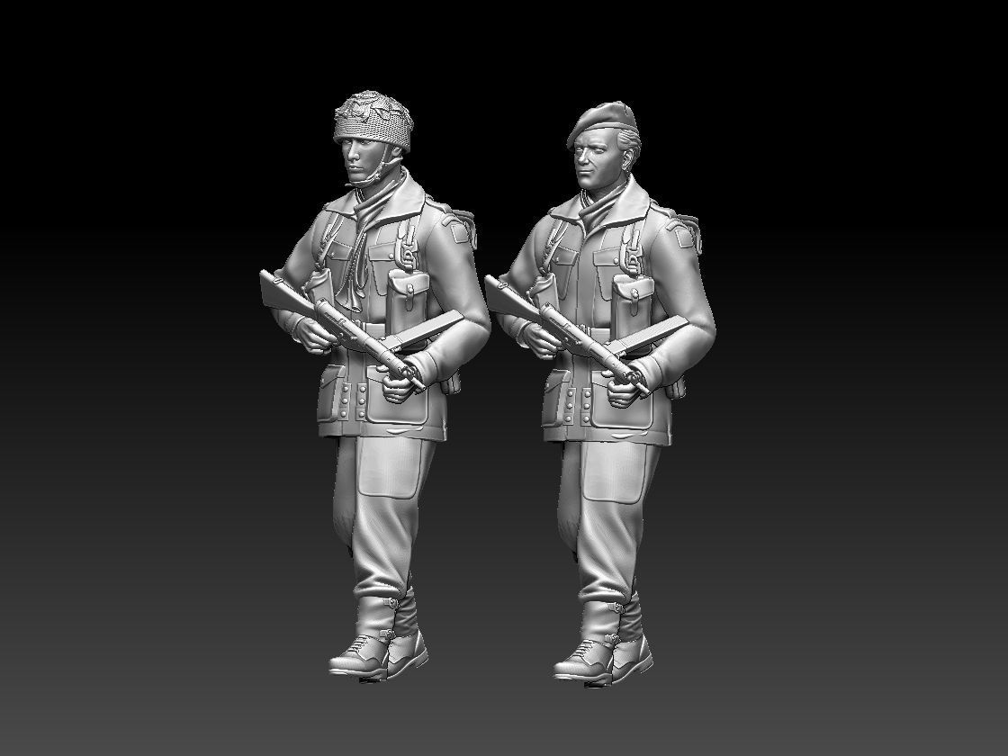 British Paratroopers 3D print model_40