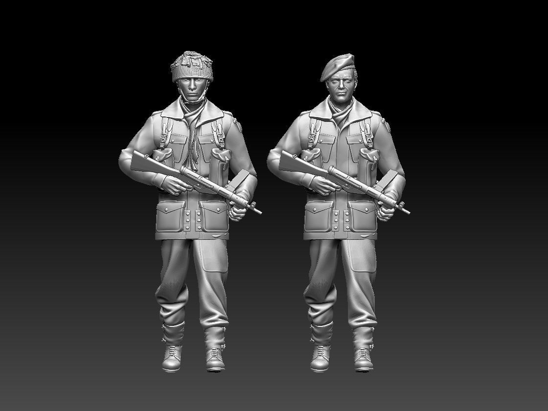 British Paratroopers 3D print model_32