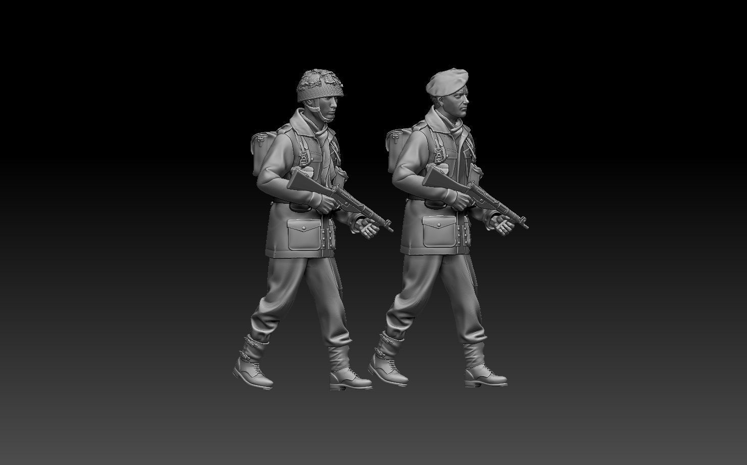 British Paratroopers 3D print model_16