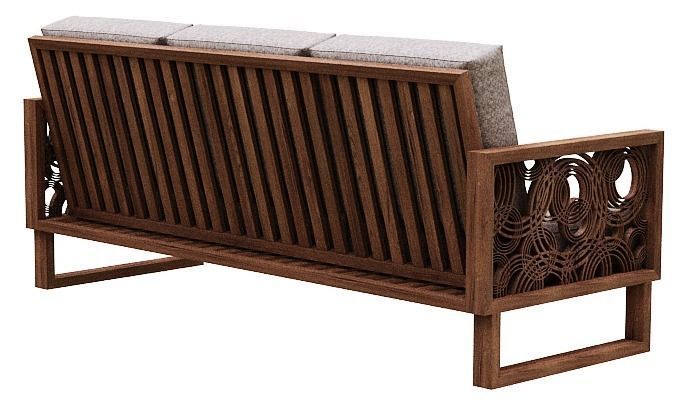 Sofa Colection 09 Low-poly 3D model_22