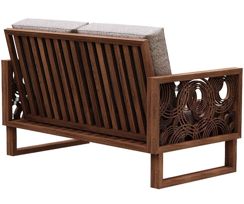 Sofa Colection 09 Low-poly 3D model_16