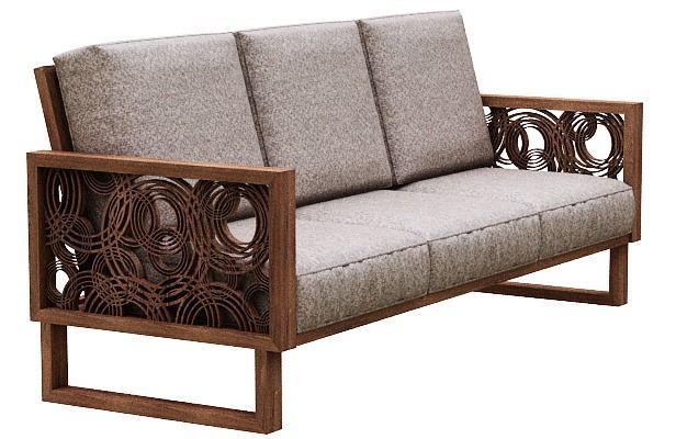 Sofa Colection 09 Low-poly 3D model_20