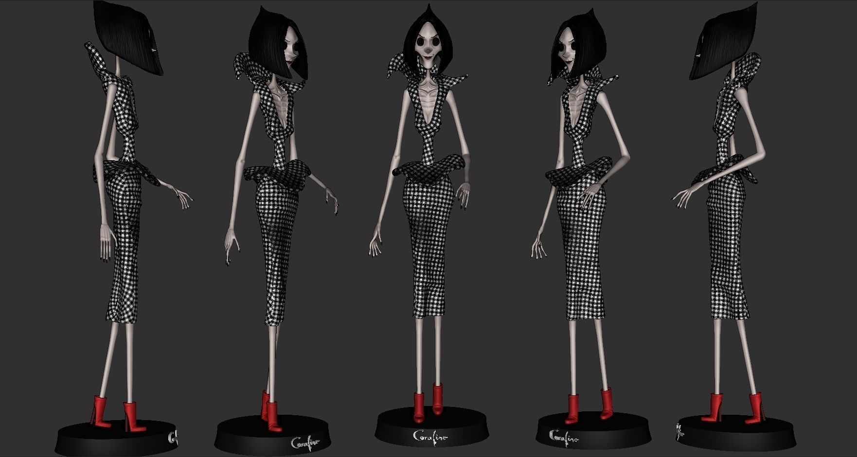 The Beldam - Other mother - Coraline 3D print model_4
