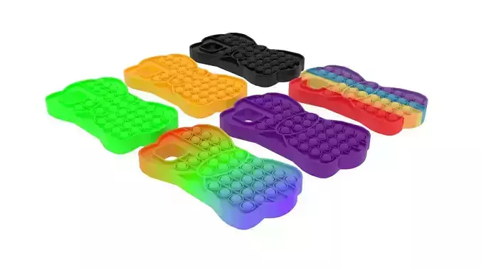 Bow Pop It Phone Cases Set