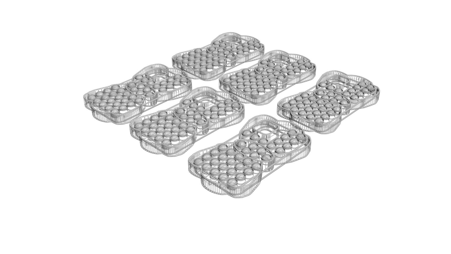 Bow Pop It Phone Cases Set 3D model_13